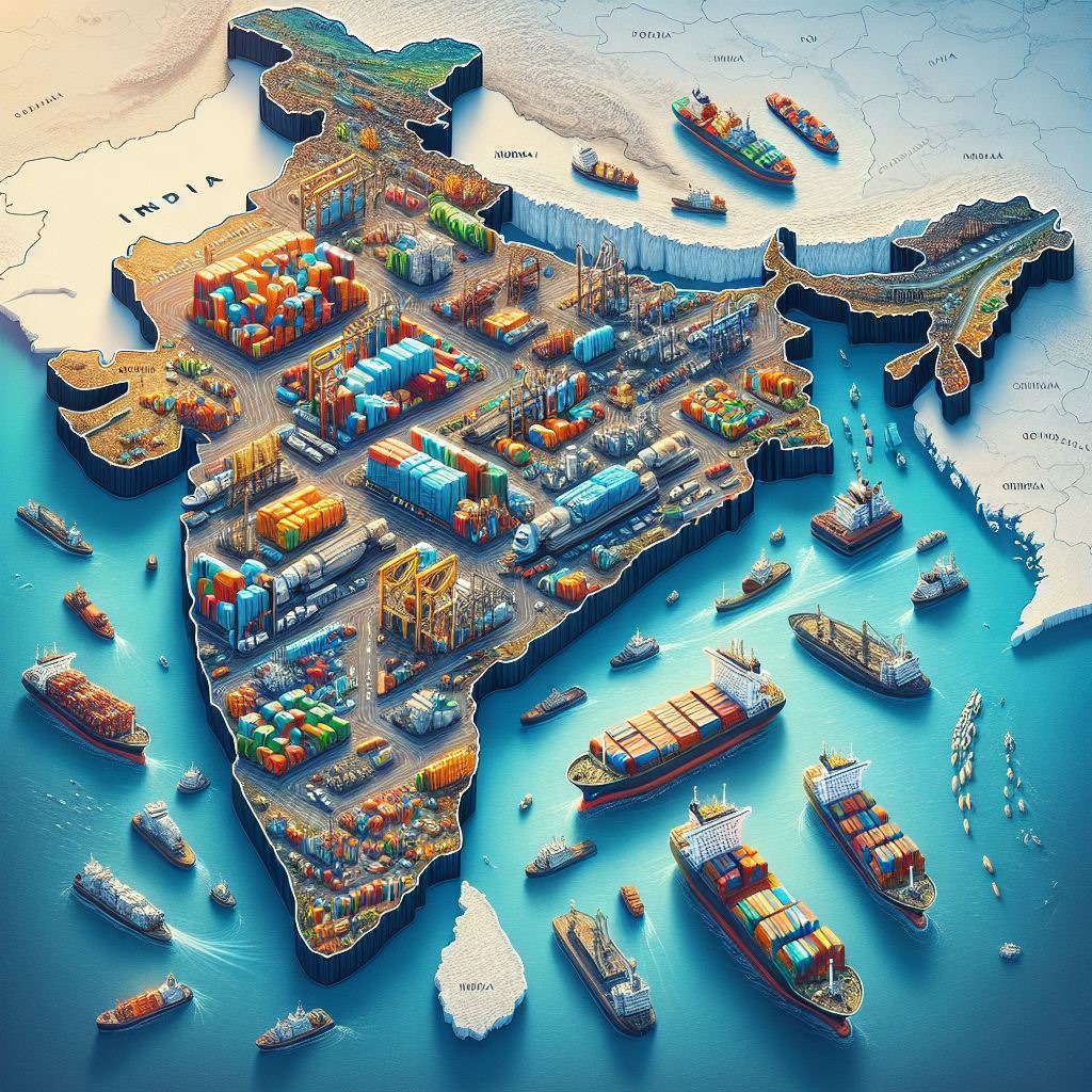 India’s Total Number of Cargo Sea Ports and Busiest Ports